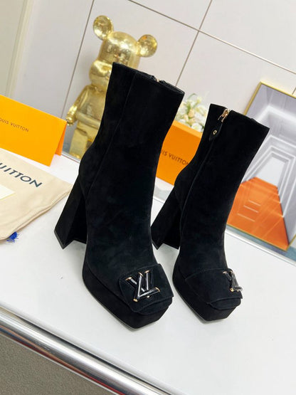 LU Boots Low High Heels 5 Color's
