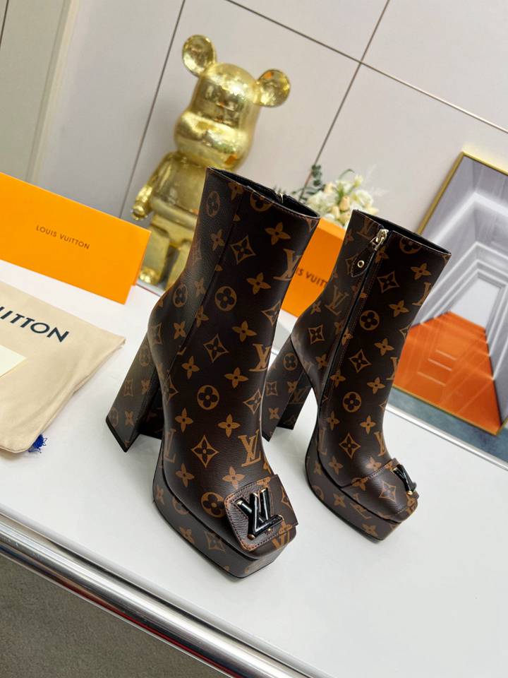 LU Boots Low High Heels 5 Color's