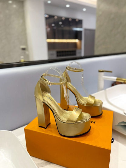 LU Sandals Shoes Heels 7 Color 's Fame