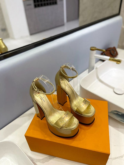 LU Sandals Shoes Heels 7 Color 's Fame