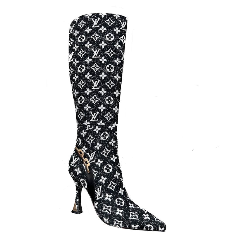 LU  Boots  High Monogram 2 Color 's