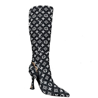 LU  Boots  High Monogram 2 Color 's