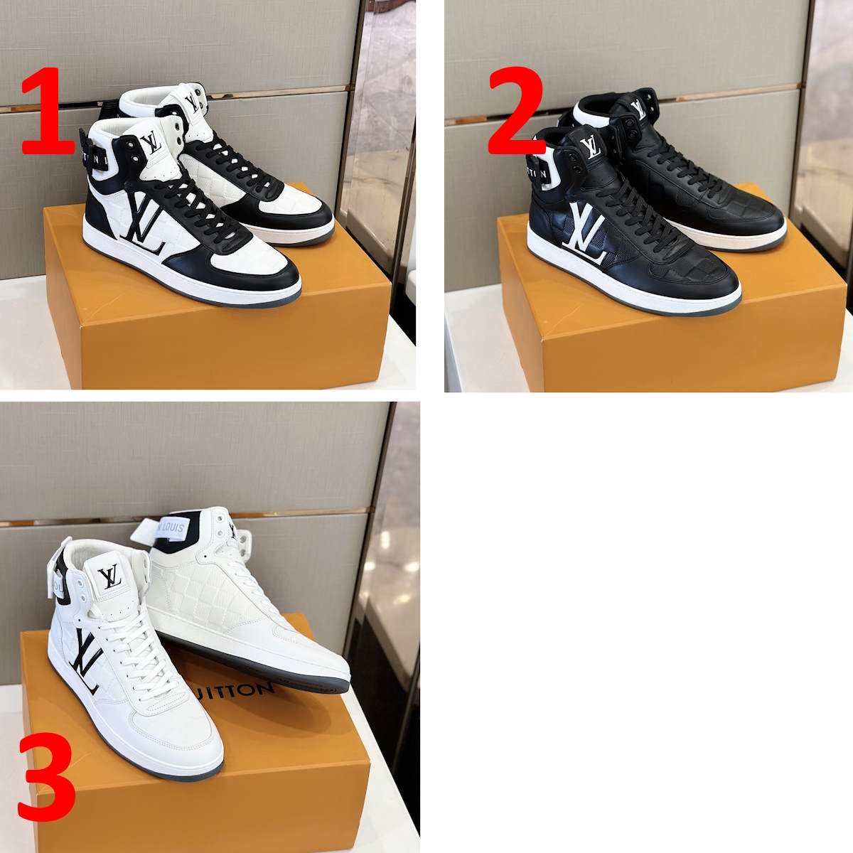 LU Trainers Sneakers  High 3 Color 's