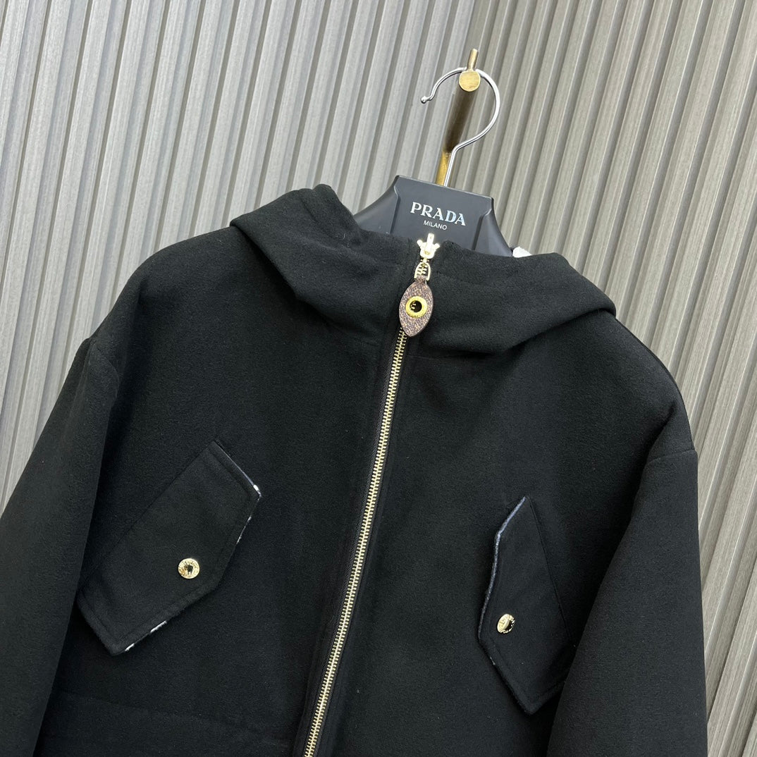 LU  Jacket  Coat  Woman Windbreaker Hooded GO 2 Side