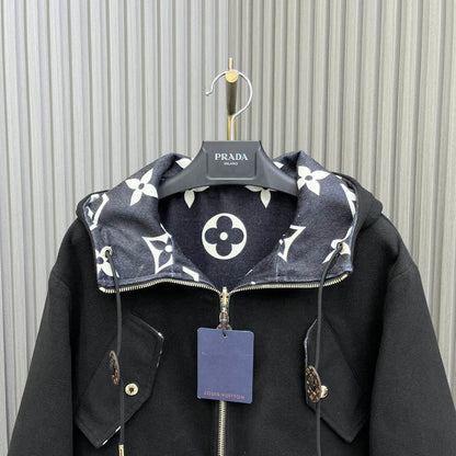 LU  Jacket  Coat  Woman Windbreaker Hooded GO 2 Side