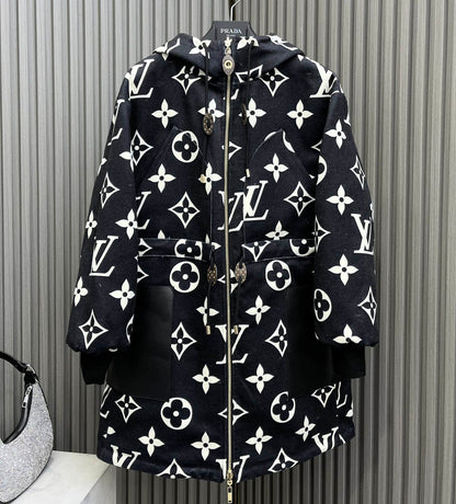 LU  Jacket  Coat  Woman Windbreaker Hooded GO 2 Side