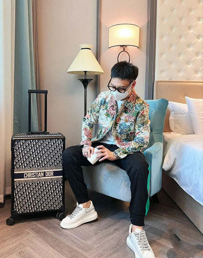 LU Jacket  Denim  Printed