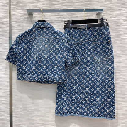 LU  Jacket  Skirt Set  Woman