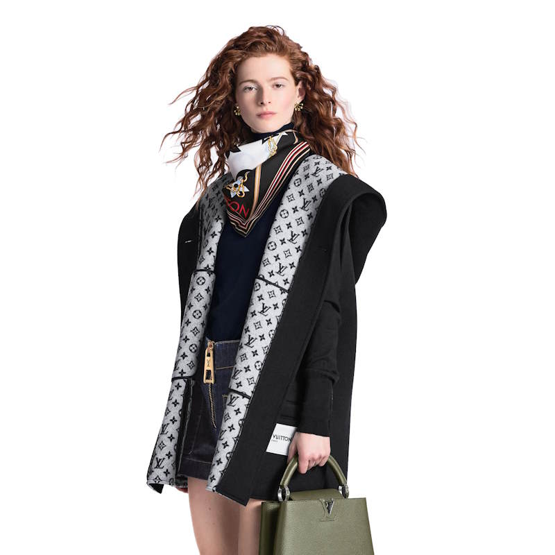LU Wool Jacket Monogram Woman GO