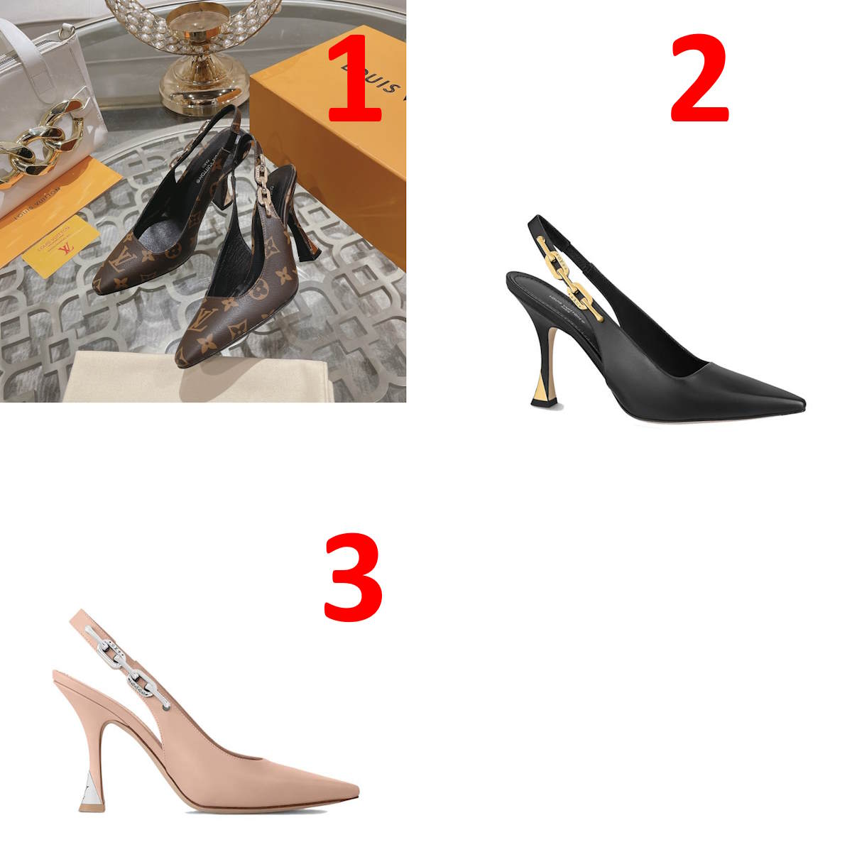 LU  Shoes Heels 3 Color 's