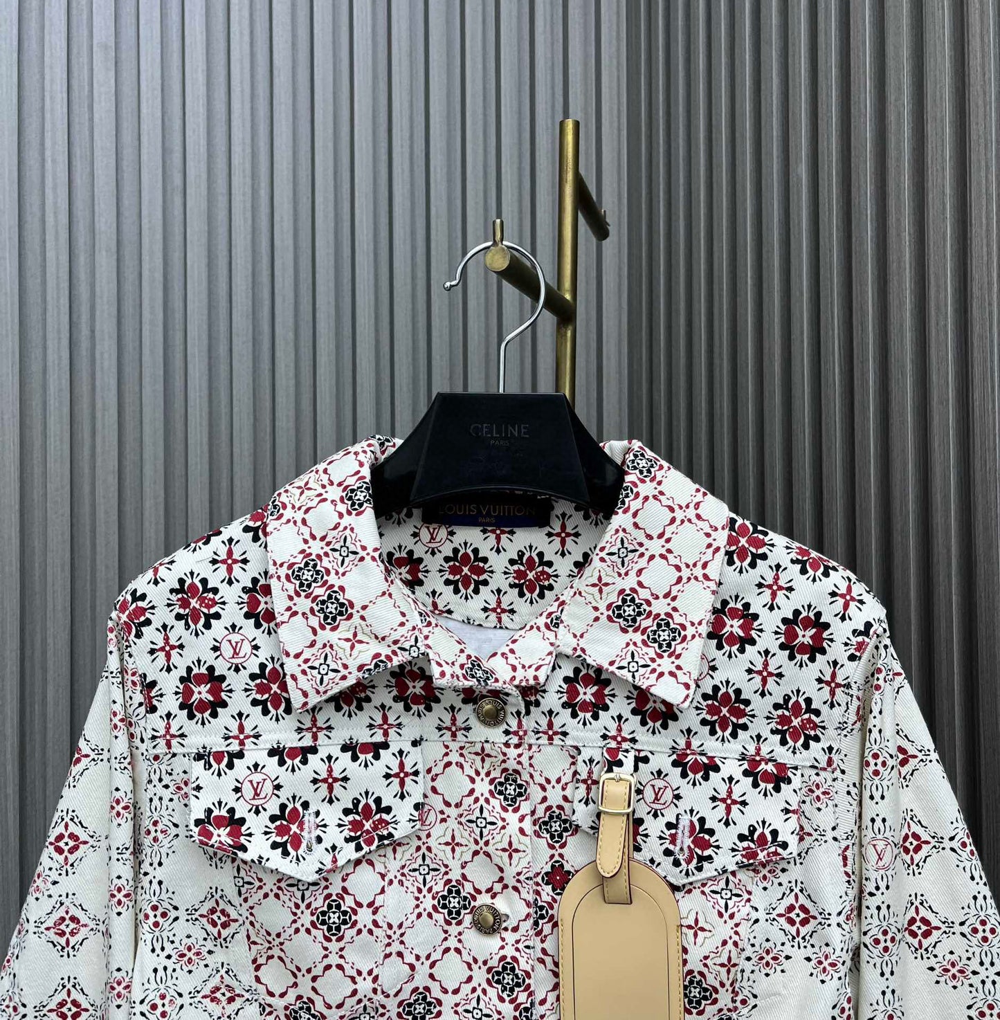 LU Jeans Jacket Woman Flowers