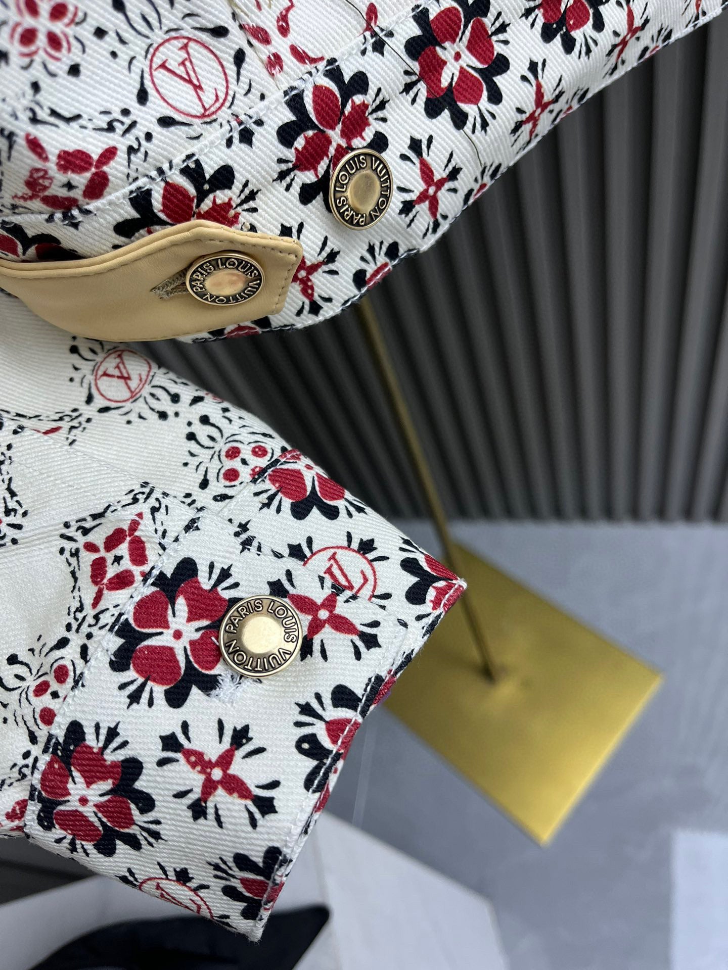 LU Jeans Jacket Woman Flowers