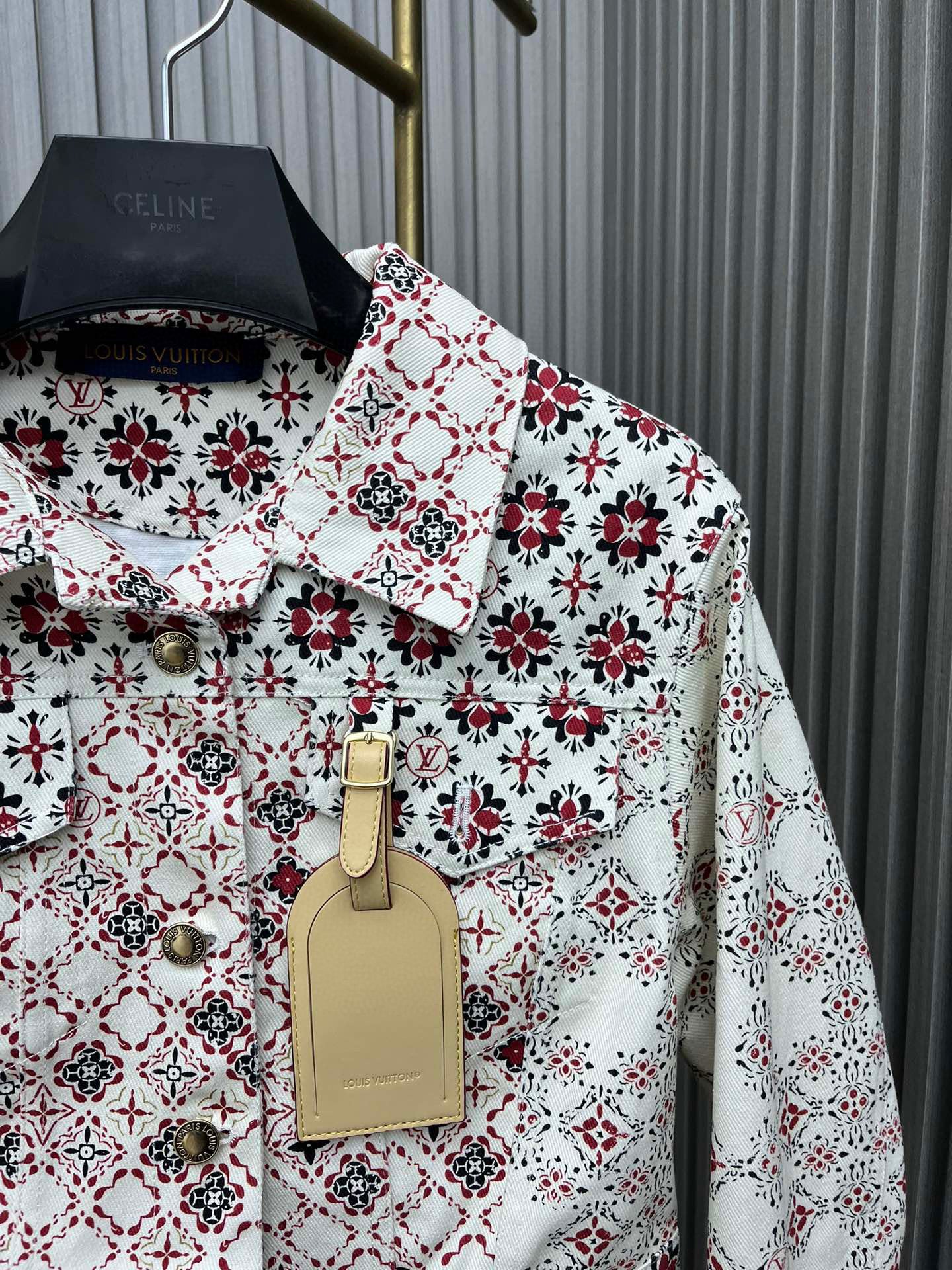 LU Jeans Jacket Woman Flowers