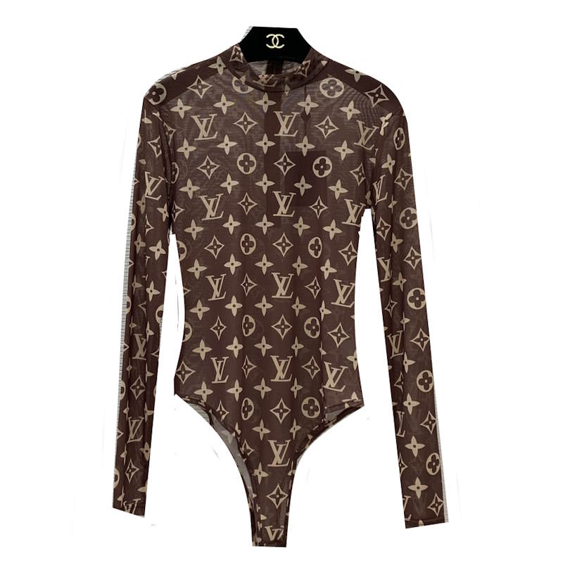 LU Bodysuit Underwear Woman XL transparent