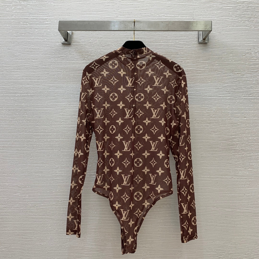 LU Bodysuit Underwear Woman XL transparent