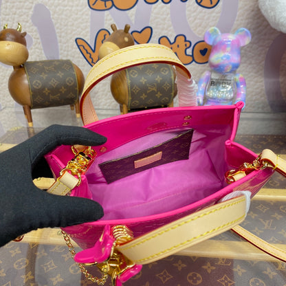 LU  Bag  2 Color 's 22 cm Read