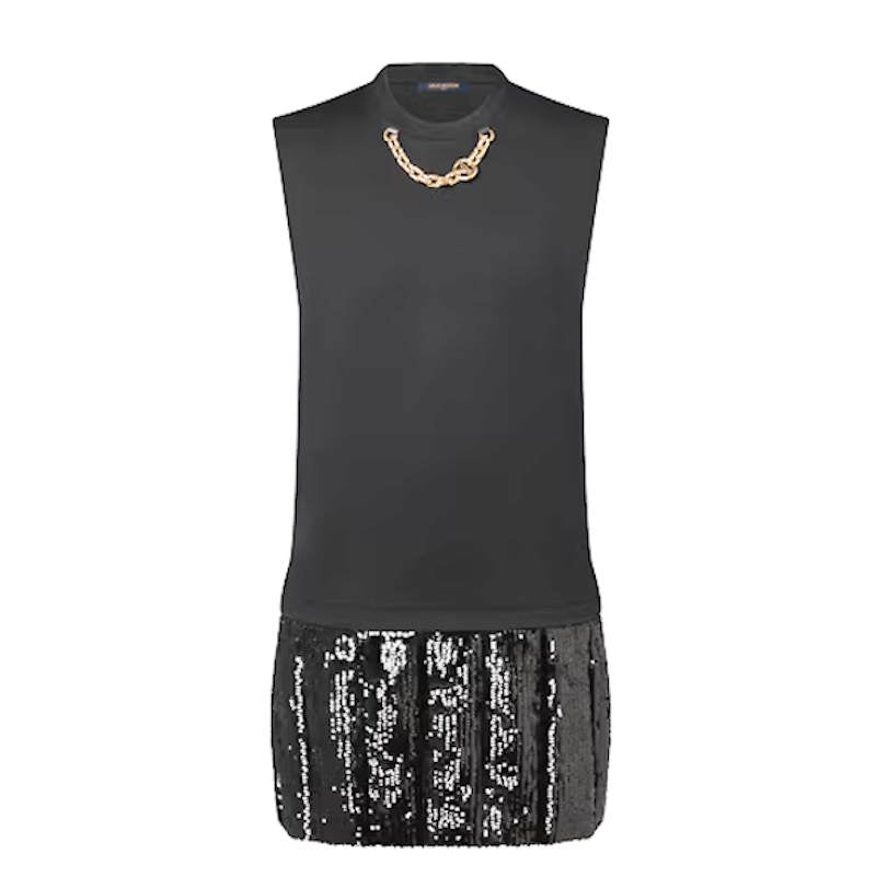LU Sequin panel Black  Dress