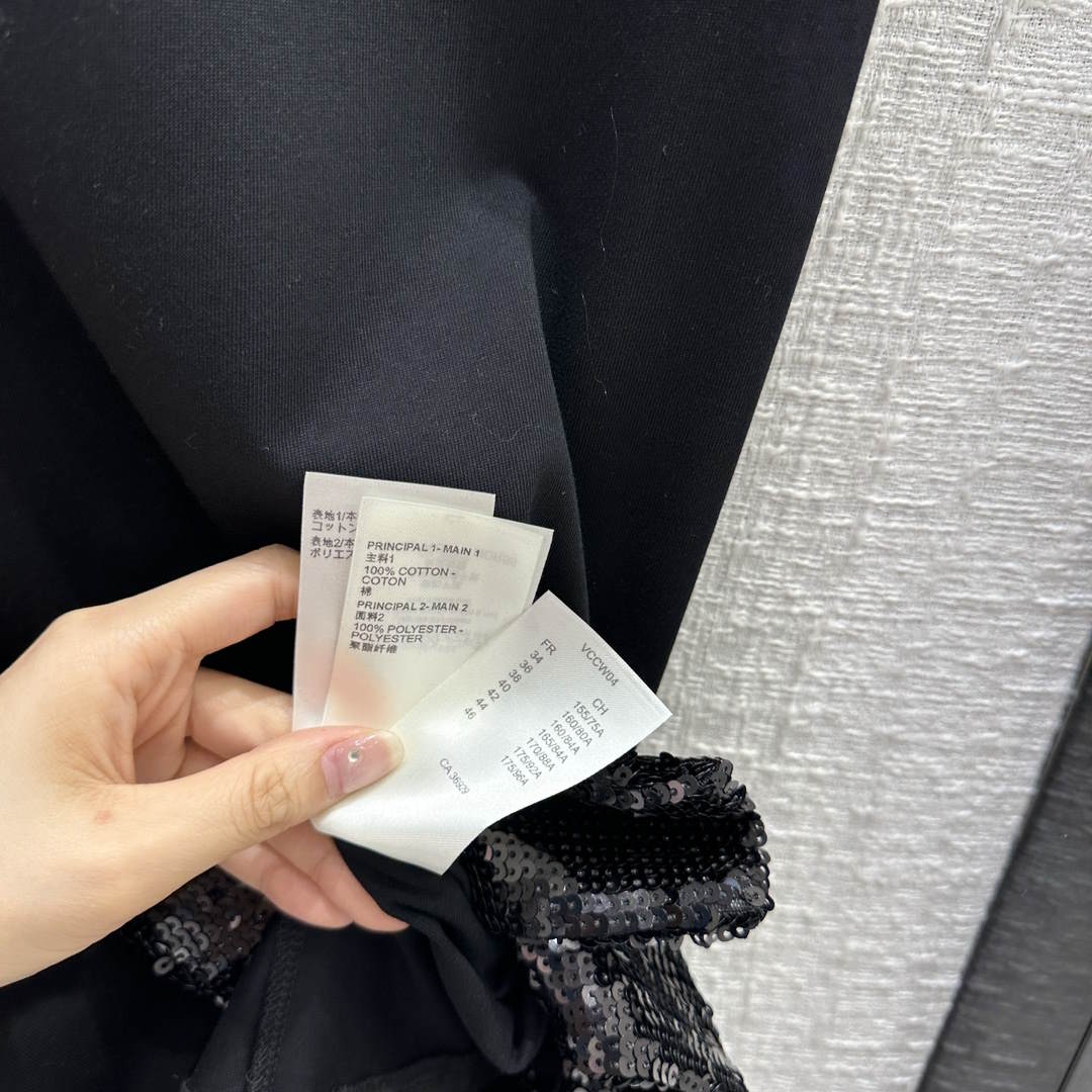 LU Sequin panel Black  Dress