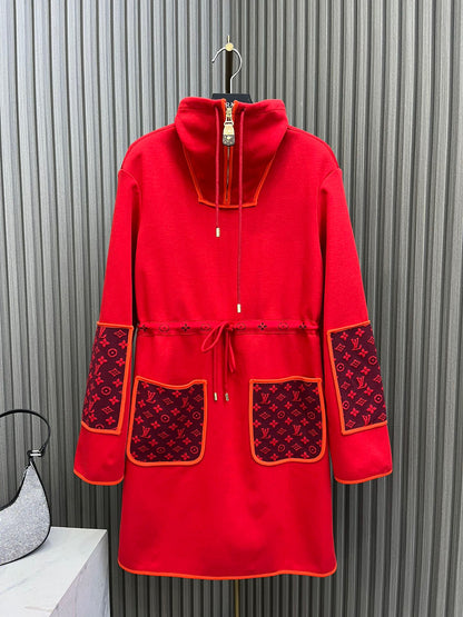 LU  Jacket Coat Long Dress