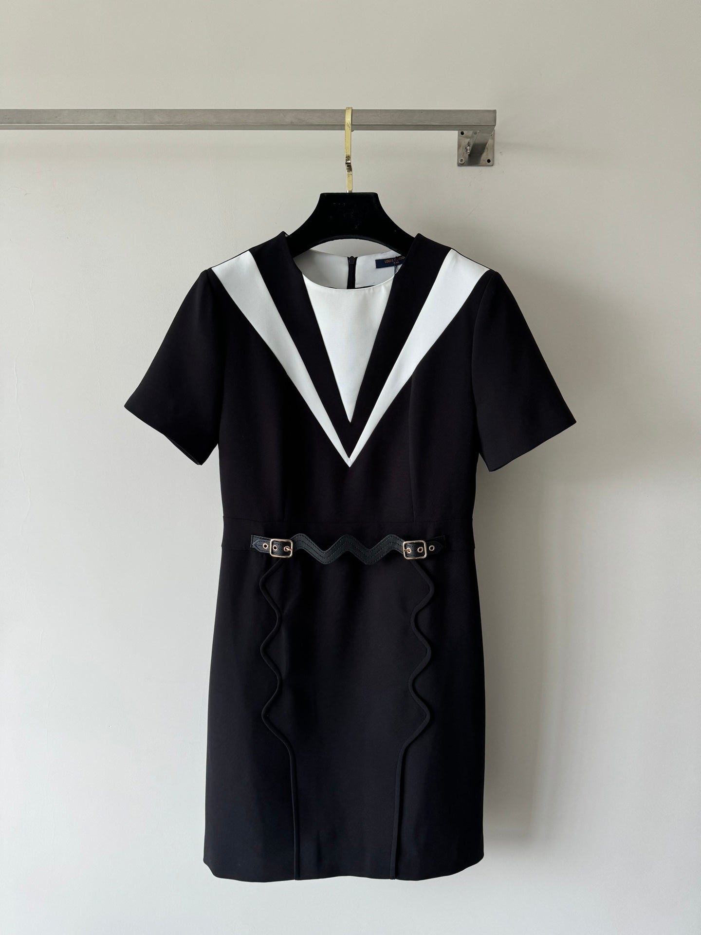 LU White Black  Dress