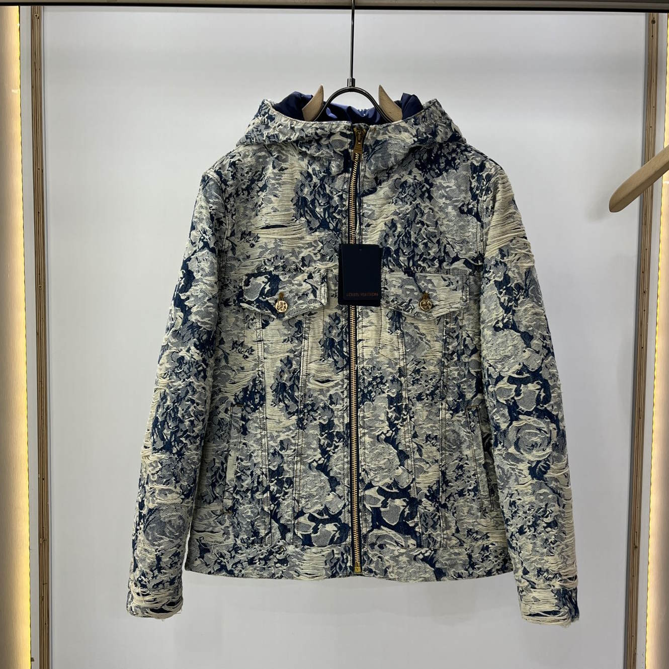 LU Jacket Denim  Hooded