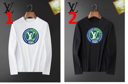 LU  T - shirt Polo 2 Color 's Long Sleeve