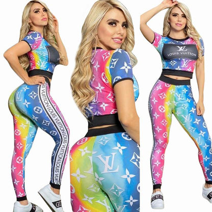 LU  Sport Suits Activewear Woman Summer style