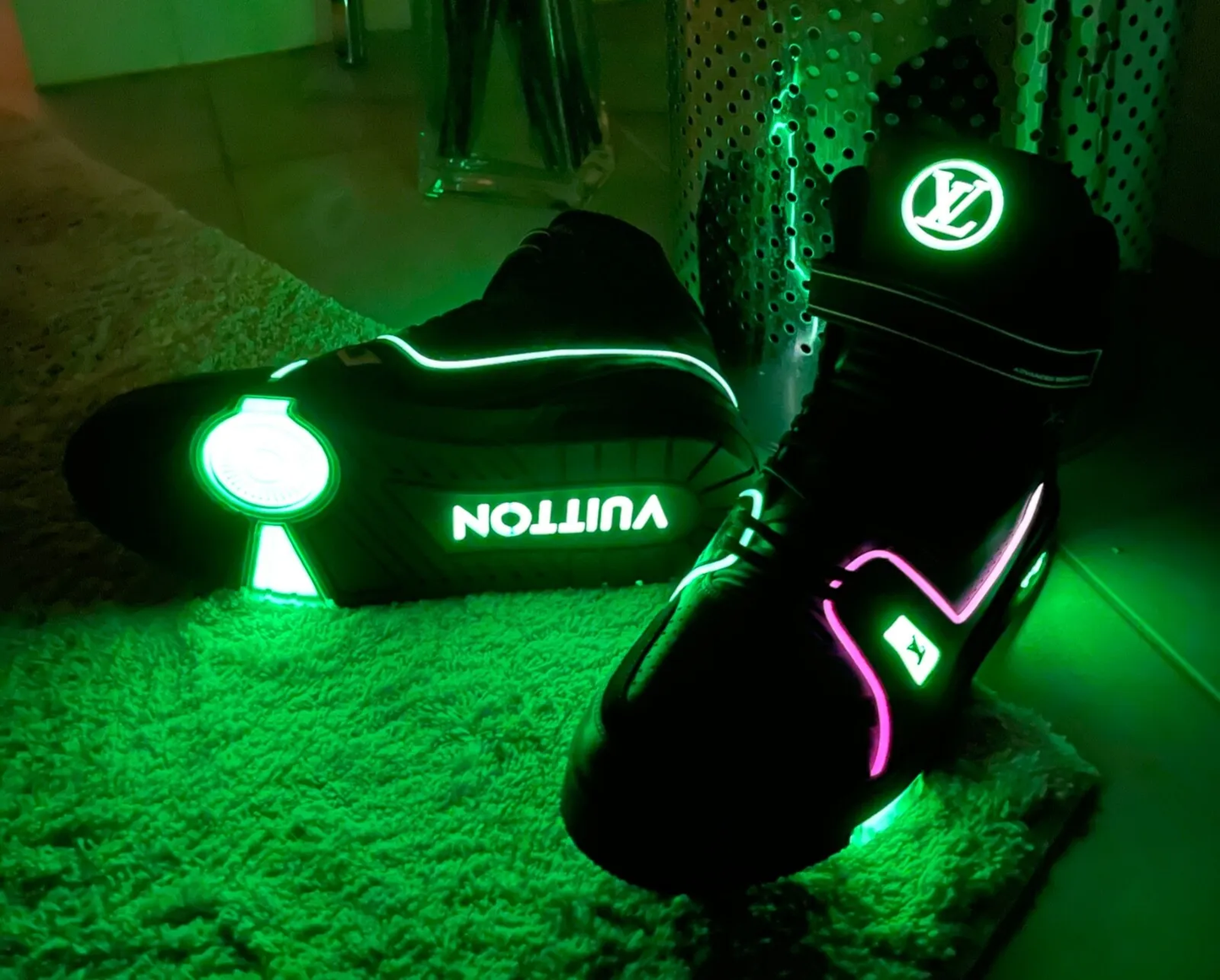 LU  Sneakers  LED Optic Fiber X 408Sneakers 2 Style's  46