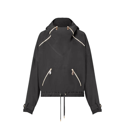 LU Kangaroo Hooded Jacket  Silk Woman  GO