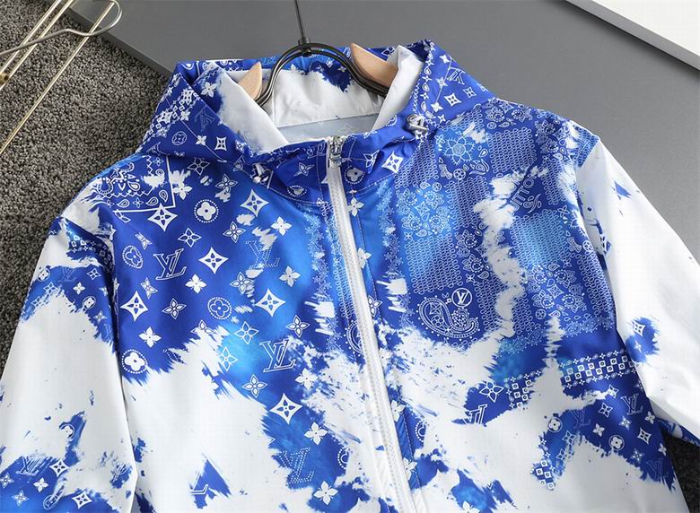 LU Jacket Printed Monogram Windbreaker Hoodie