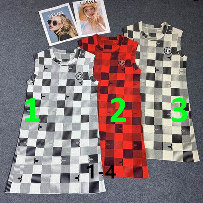 LU  Dress Knitted  3 Color 's