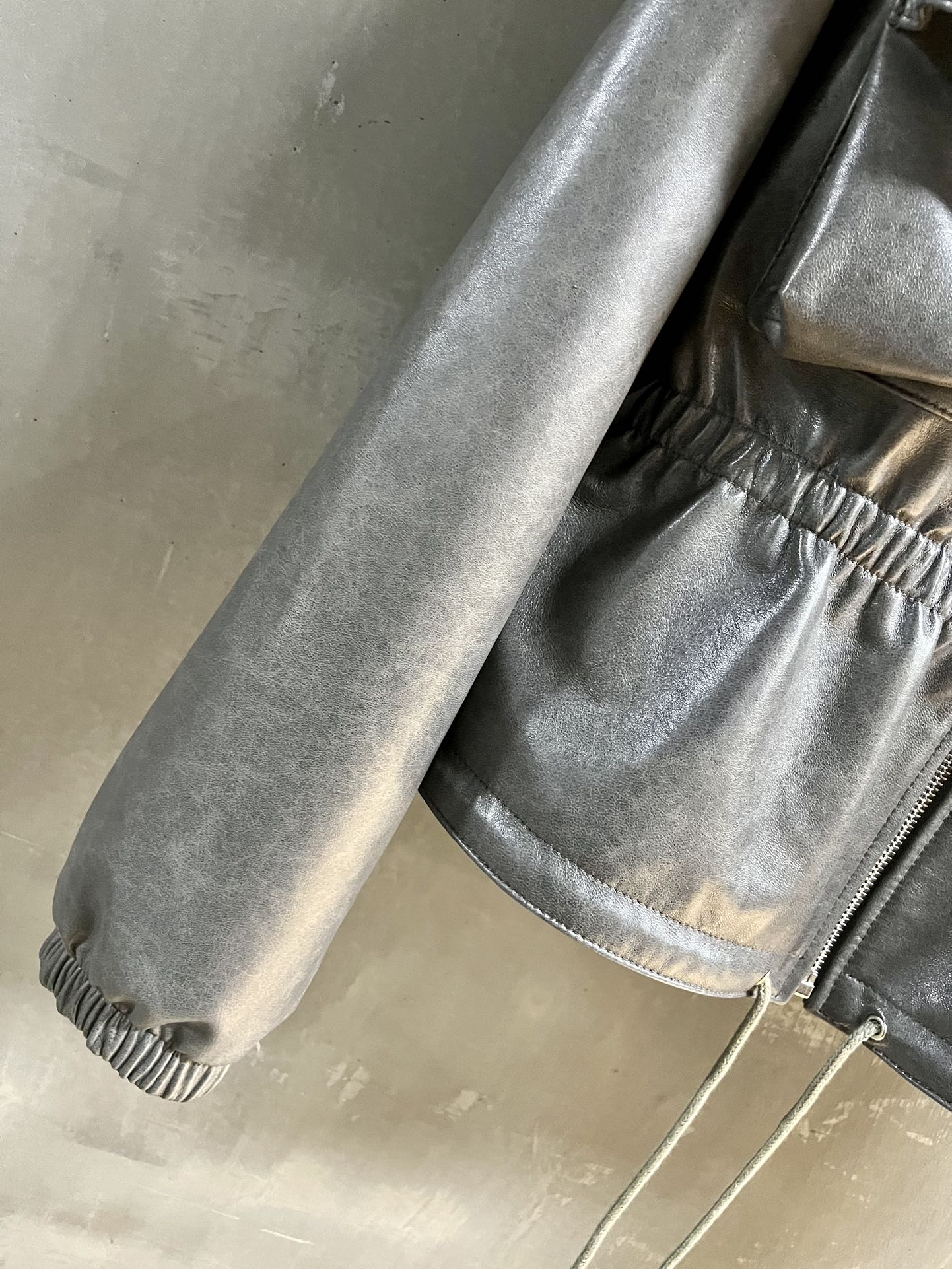 MIU MI PRD Leather Jacket Woman