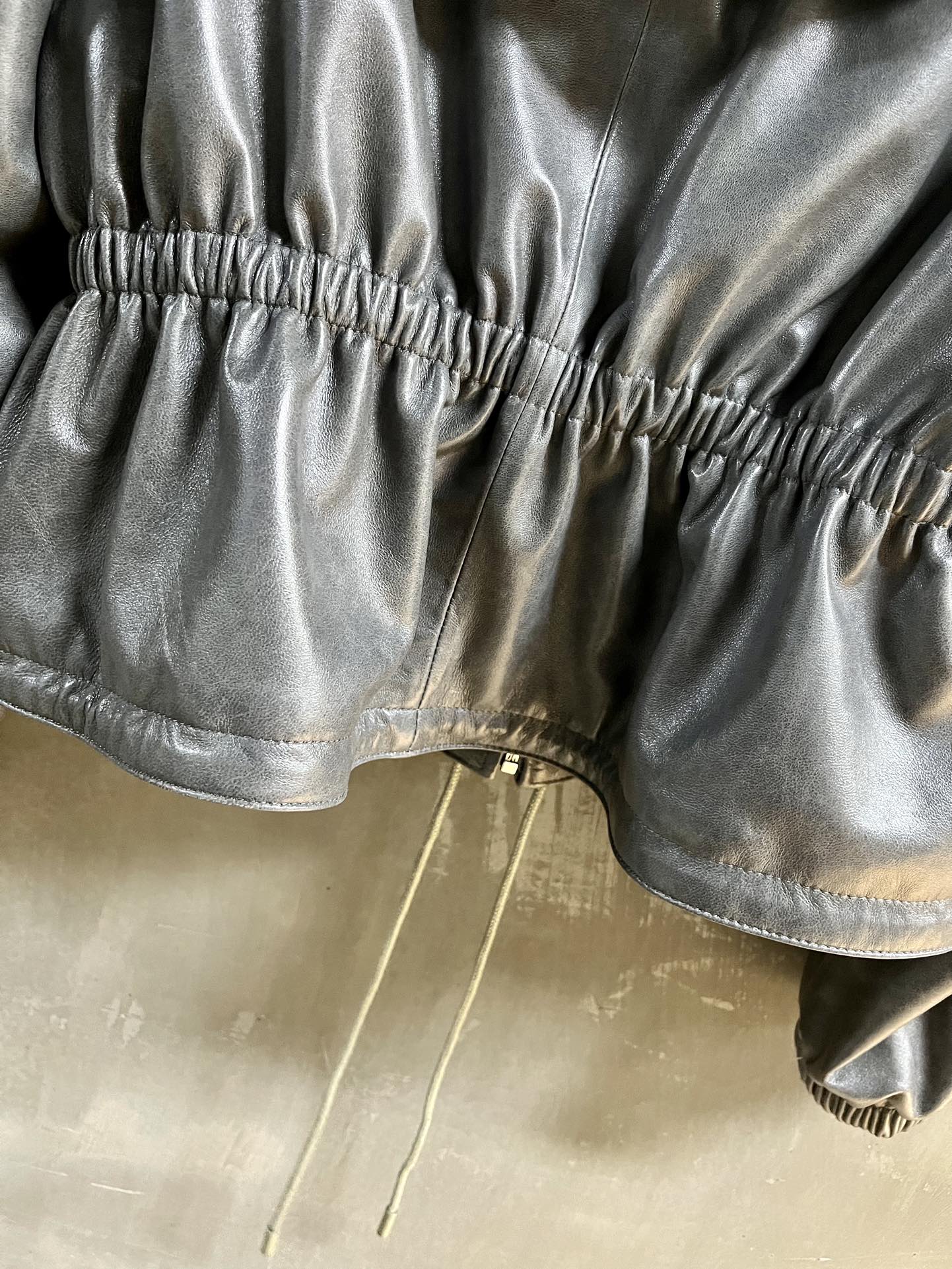 MIU MI PRD Leather Jacket Woman