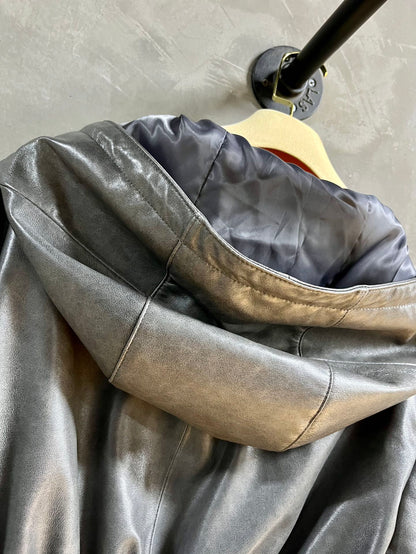 MIU MI PRD Leather Jacket Woman