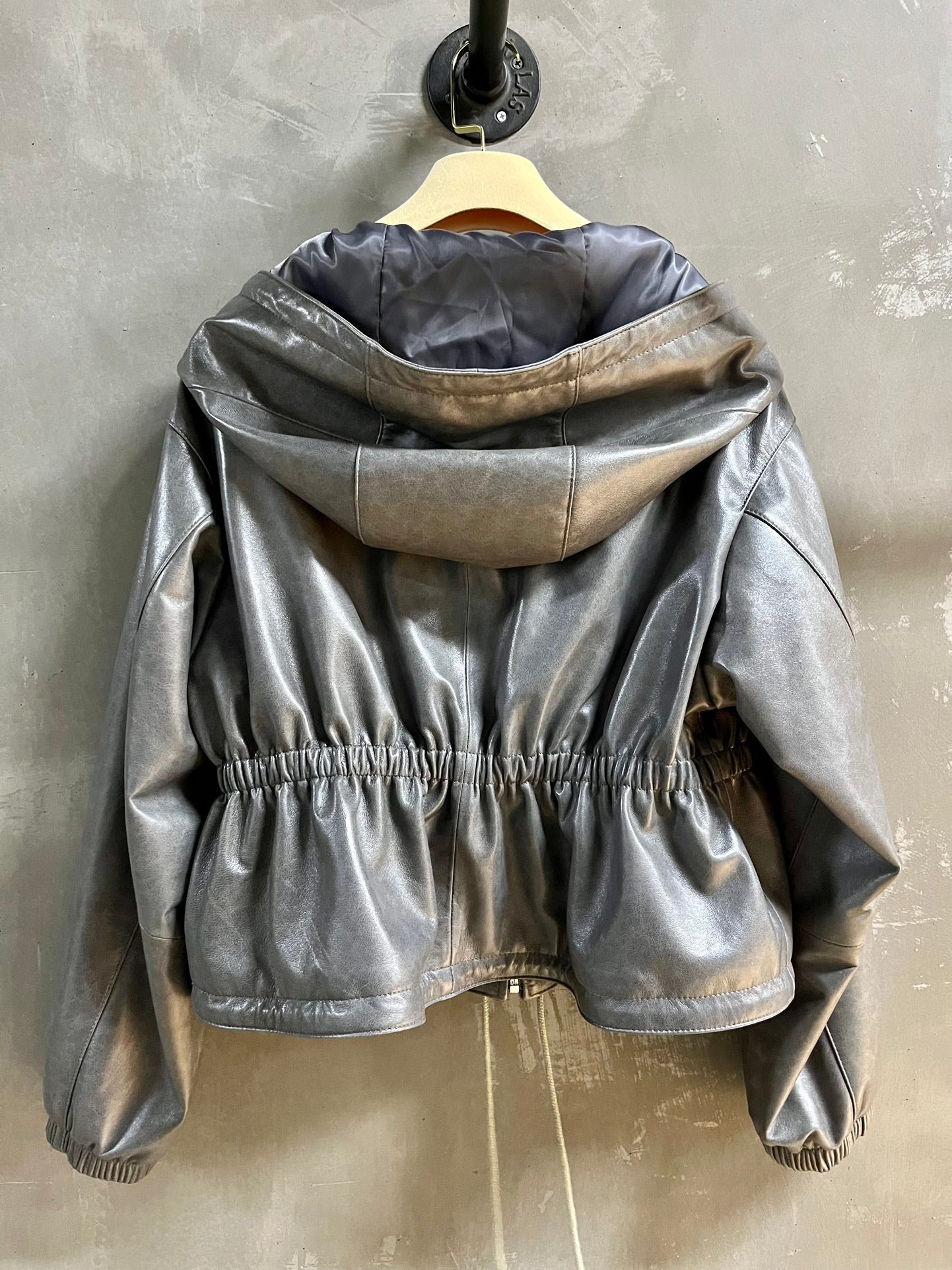 MIU MI PRD Leather Jacket Woman