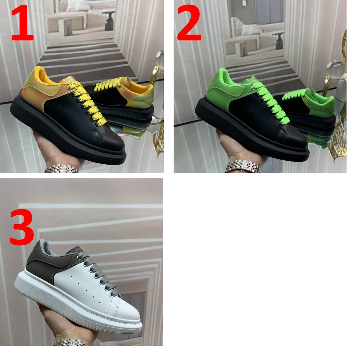 M*QUEEN Sneakers 3 Color 's 46
