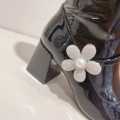 MIU MI Boots  Brooch