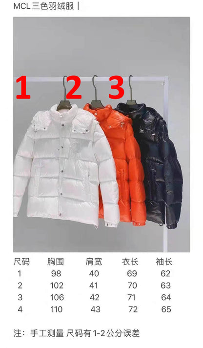 MONCR  Down Jacket  3 Color 's