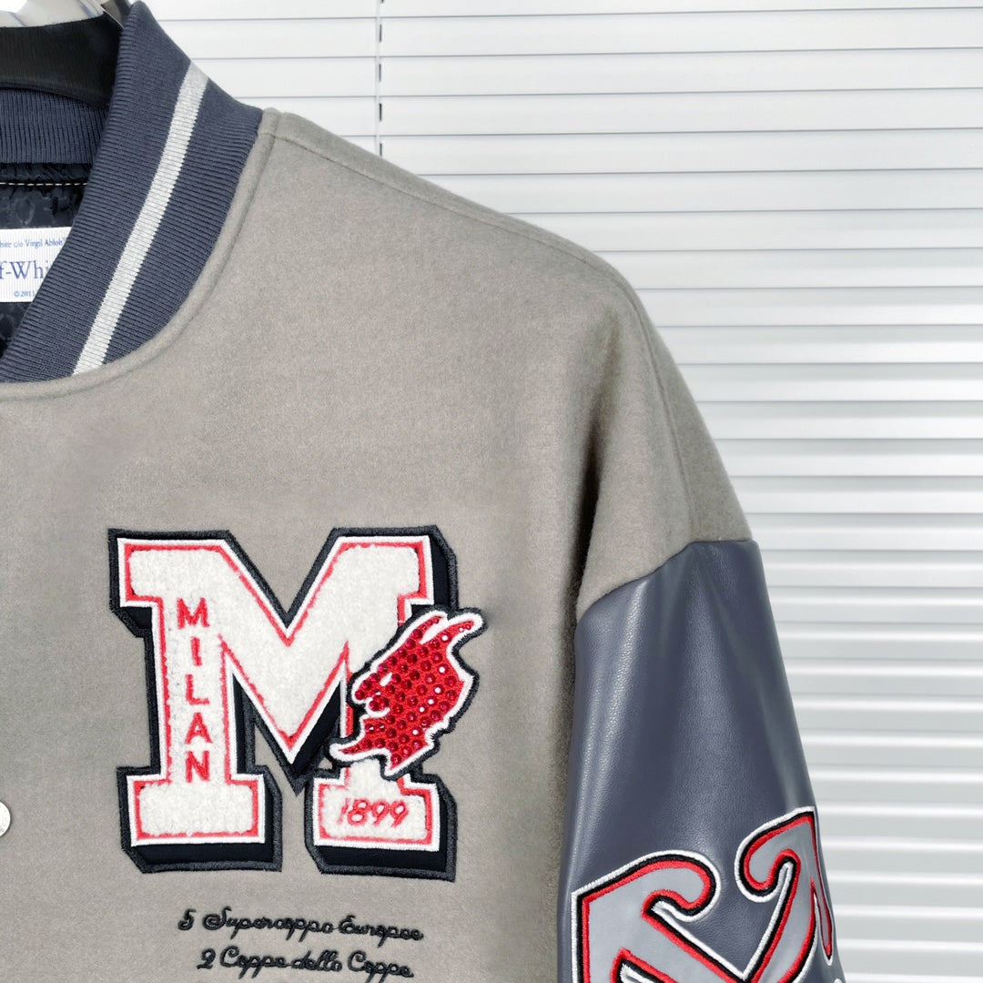 OFF WITE   Jacket  Varsity
