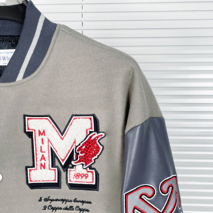 OFF WITE   Jacket  Varsity