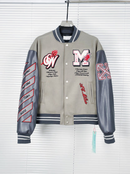 OFF WITE   Jacket  Varsity