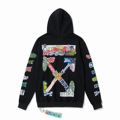 OFF WITE Sweater Sweatshirt 2 Color 's  Hoodie