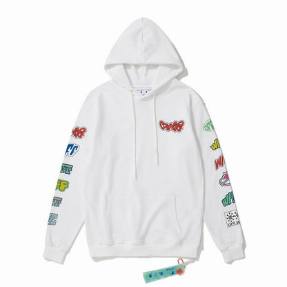 OFF WITE Sweater Sweatshirt 2 Color 's  Hoodie