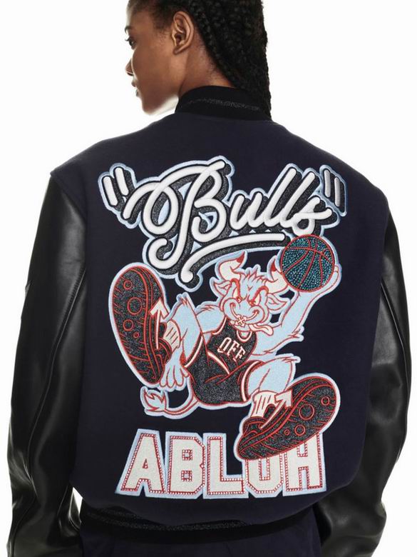OFF WITE  Varsity  Jacket  Jersey GO