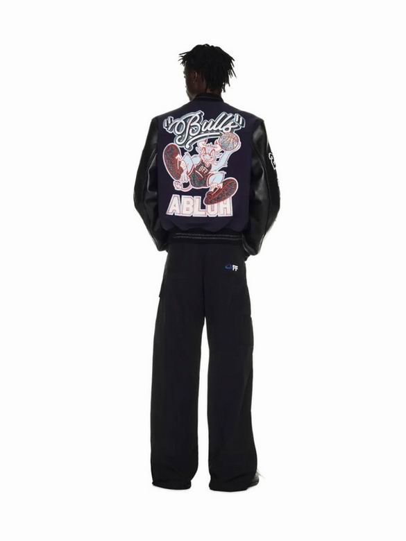 OFF WITE  Varsity  Jacket  Jersey GO
