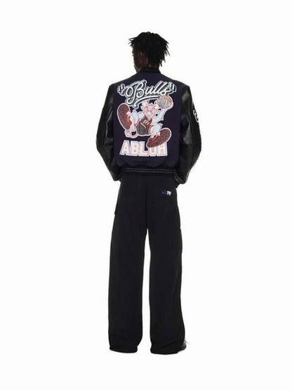 OFF WITE  Varsity  Jacket  Jersey GO