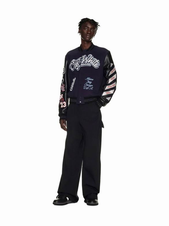 OFF WITE  Varsity  Jacket  Jersey GO