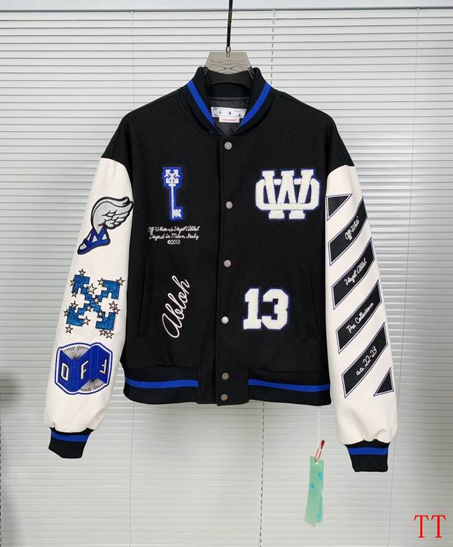 OFF WITE  Varsity  Jacket  Jersey GO