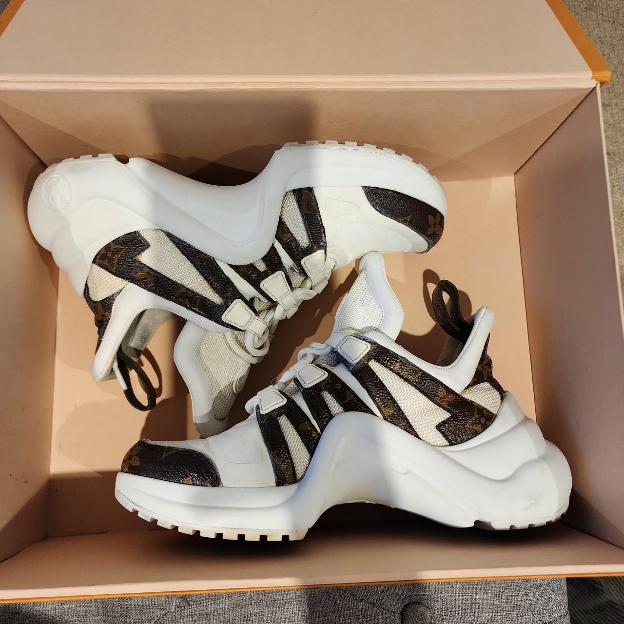 LU Leather Sneakers Arch White