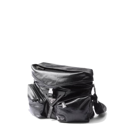 PRD Shoulder Bag Nylon Leather 30 cm